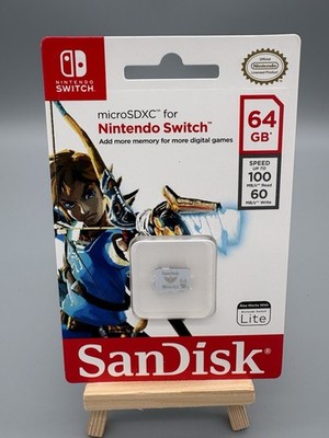 !SALE! sandisk 64gb micro sd Nintendo Switch Zelda Design Neu Original Verpackt
