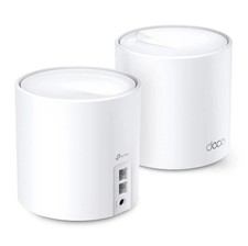 TP-Link Deco X20 WiFi 6 Mesh System 2-Pack Up to 4000 Sq Ft Coverage – Used
