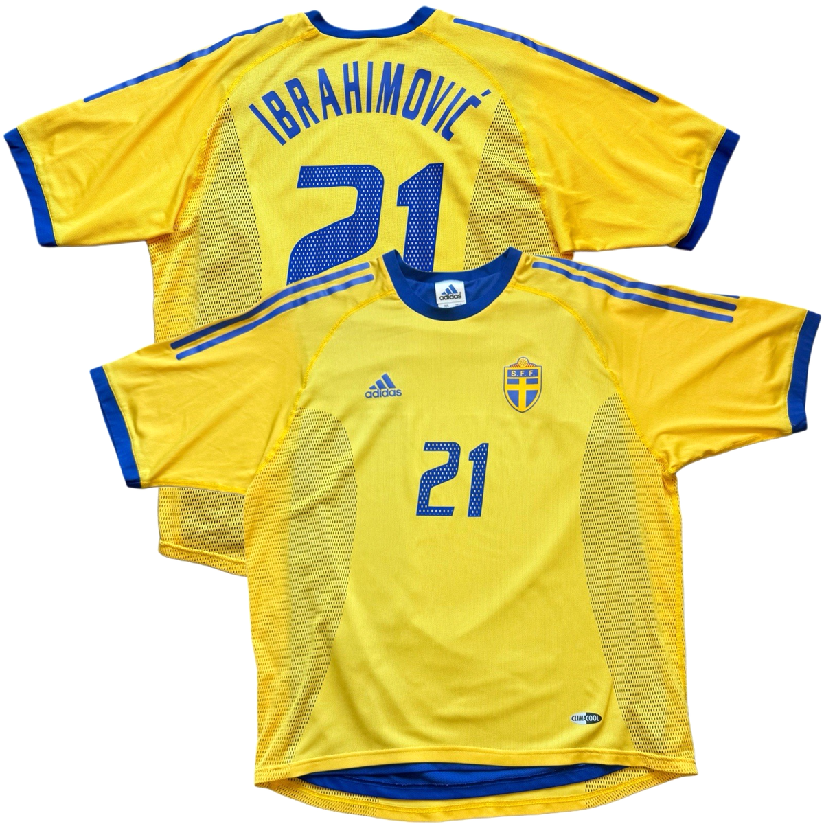パレルモ（セリエＢ）ホーム ユニフォーム 2002-2003 モデル 2002/03 Sweden Authentic Home Jersey #21 Ibrahimovic XL World Cup