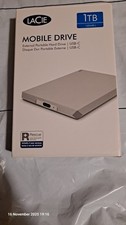 LACIE Mobile Drive 1tb, USB-C 3.1, BRAND NEW SEALED