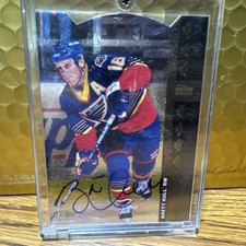 2012-13 Brett Hull Upper Deck Signatures Hard Signed SP Hockey Autographed