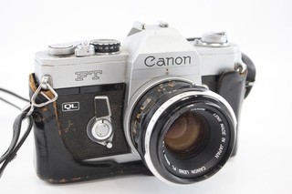 Canon FT Vintage SLR Film Camera Working w/ Canon 50mm F/1.8 Lens