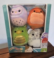 Squishmallows Micromallows 4-Pack Plush Set NIB