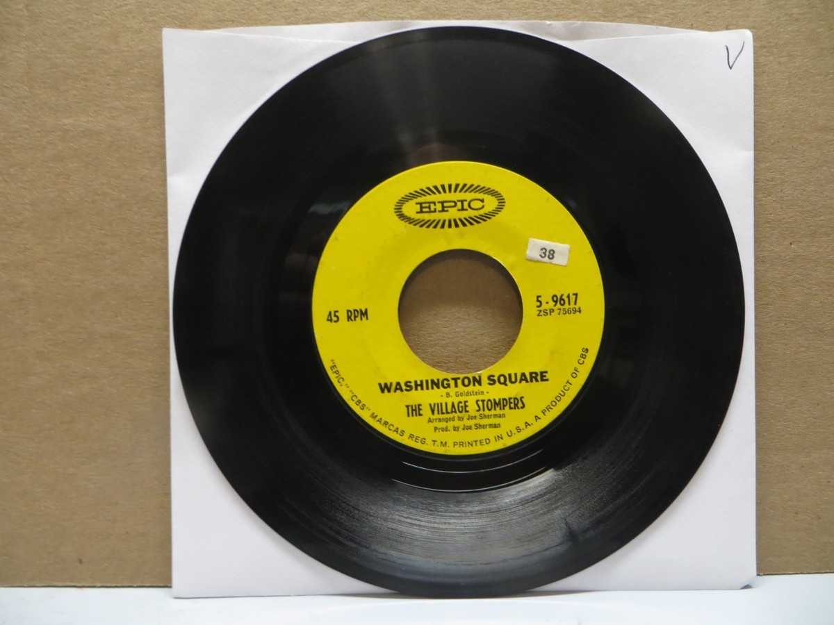 The Village Stompers – Washington Square - 1963 Epic 5-9617 7