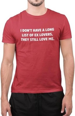 Lustiges T-Shirt Ich habe keine lange Liste meiner Ex-Freundin Wilder Hirsch Neuheit