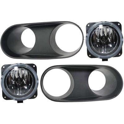 Fog Light Kit For 2003-04 Ford Mustang Front Left and Right with Fog Light Trim