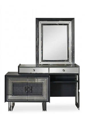Stilvoller Schminktisch Luxuriöser Toilettentisch Make-up-Tisch Frisiertisch - Bild 1 von 2
