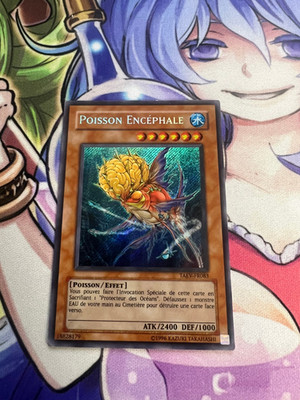 CRANIUM FISH FRENCH SECRET RARE TAEV-EN083 FR083 MODERATE PLAY YUGIOH
