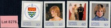 Lot 8276 - Cayman Islands - 1982 MNH Princess Diana Postage Stamp Set