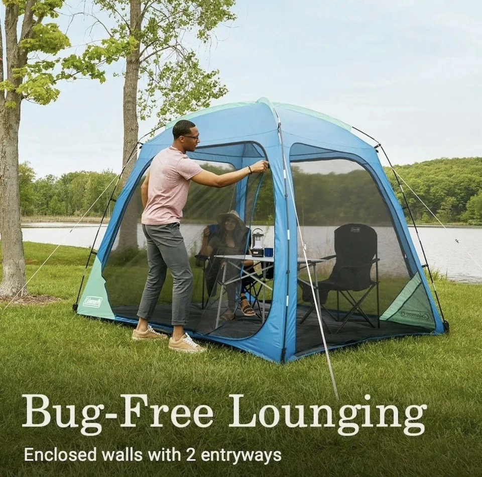 Toldo domo de pantalla Coleman Skyshade 8 x 8 pies - azul domo de pantalla de 8' x 8' Foto 2 de 4