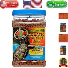 Natural Aquatic Turtle Food - 24-Ounce Maintenance Formula, High Protein Pellets
