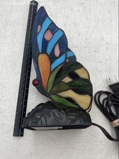 Multicolor Stained Glass Home Decorative Corded Electric Butterfly Table Lamp