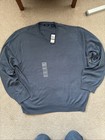 Izod Blue Tight Knit Logo V Neck Sweater Top Men's XXL NET ($60 Original) — photo 3
