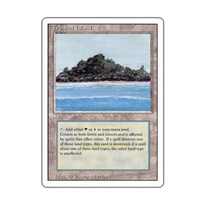 WotC MtG 3. Ed Tropical Island (R) Selten VG
