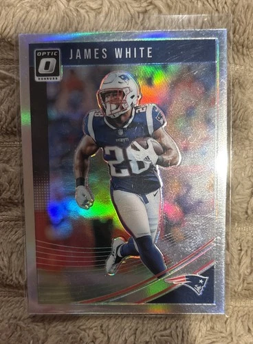2018 Donruss Optic - James White #66 Holo Prizm G7