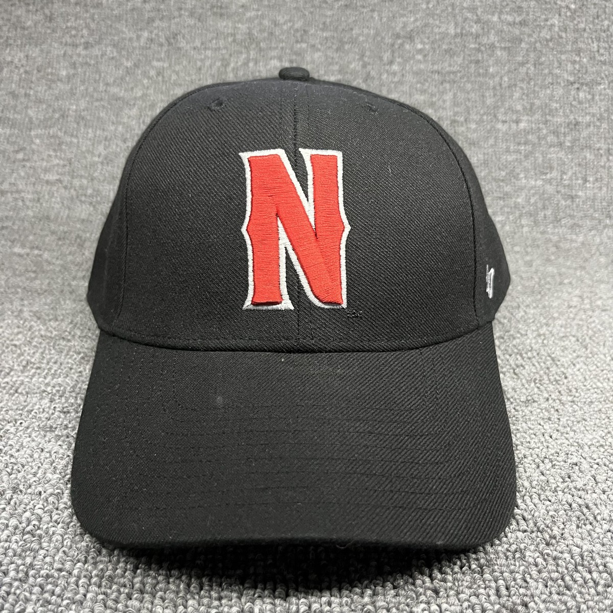 CSUN Matadors '47 Brand MVP Adjustable Hat Black Red N Logo NCAA Cap