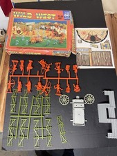 MPC Multiple Toymakers Wild West Play Set cowboys IndianS INCOMPLETE box