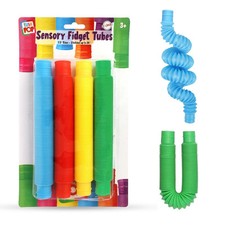 Playkidiz Tubo Pop Sensory Fidget Tubes, Tubes for Boys and Girls.
