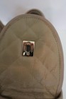 CHANEL Tan Calfskin Quilted Interlocking CC Twist Lock Logo Loafers 39/US 9 — photo 6