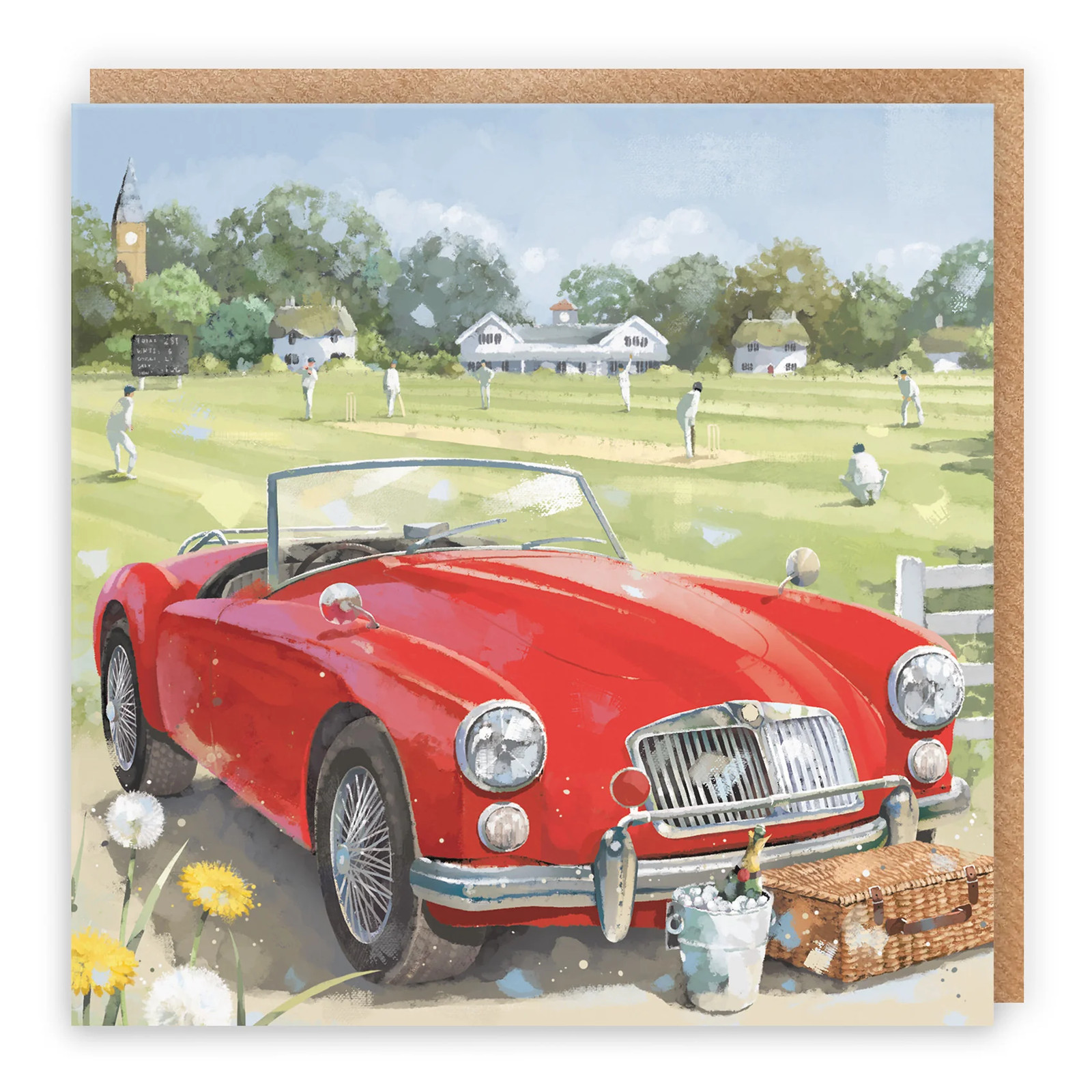 Classic Sports Car Blank Any Occasion Card Milo's Gallery