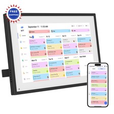 Digital Calendar Digital Picture Frame 10.1 Inch 2026 Desk Smart WiFi Planner