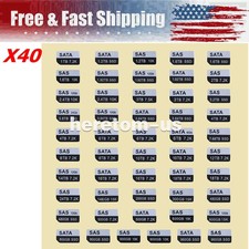 40PCS Caddy Label Sticker For dell G12 G13 2.5/3.5 SFF/LFF trays KG1CH 8FKXC