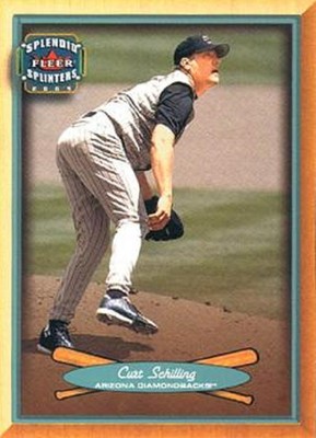 2003 Fleer Splendid Splinters #14 Curt Schilling Arizona Diamondbacks