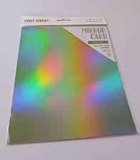 Craft Perfect - Water Sprite - Mirror Card - 8.5"x11" - 5 sheets - NEW