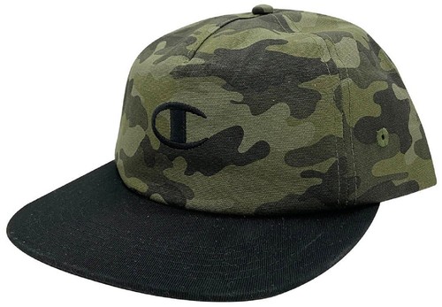 Champion Olive Camo Black Flat Bill 