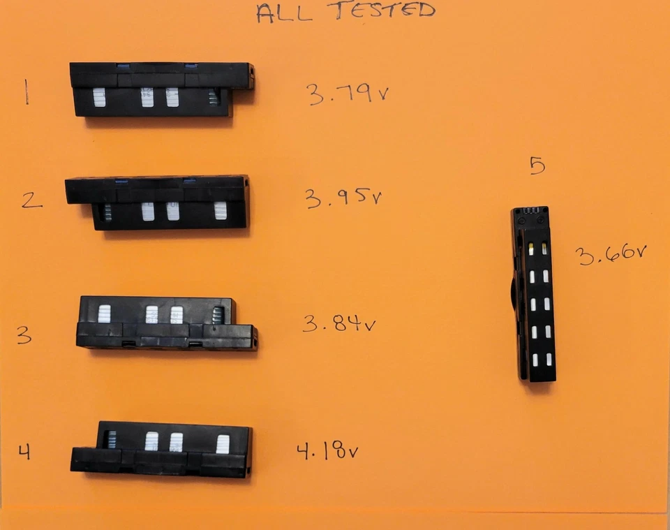 Paquete de baterías de drone con cámara Propel FLEX 2.0/o Propel 3.0 RC LiPo 3.7V- 5pk OEM Foto 4 de 4