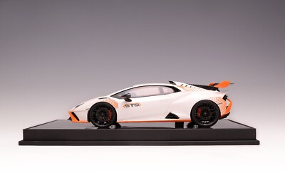 1/18 Ivy Models Lamborghini Huracan STO in white Orange Accent