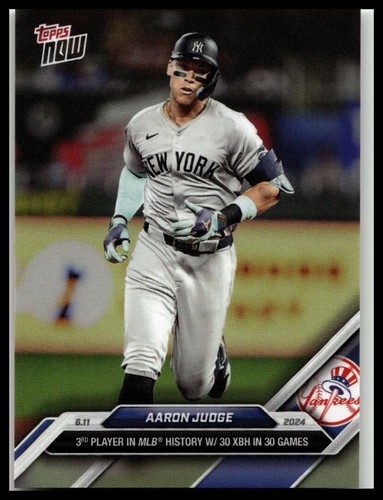 2024 Topps Now 289 Aaron Judge