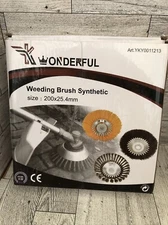 Derusting Weeding Wheel 6” Twisted Wire Cup Brush Weeding Wheel NEW