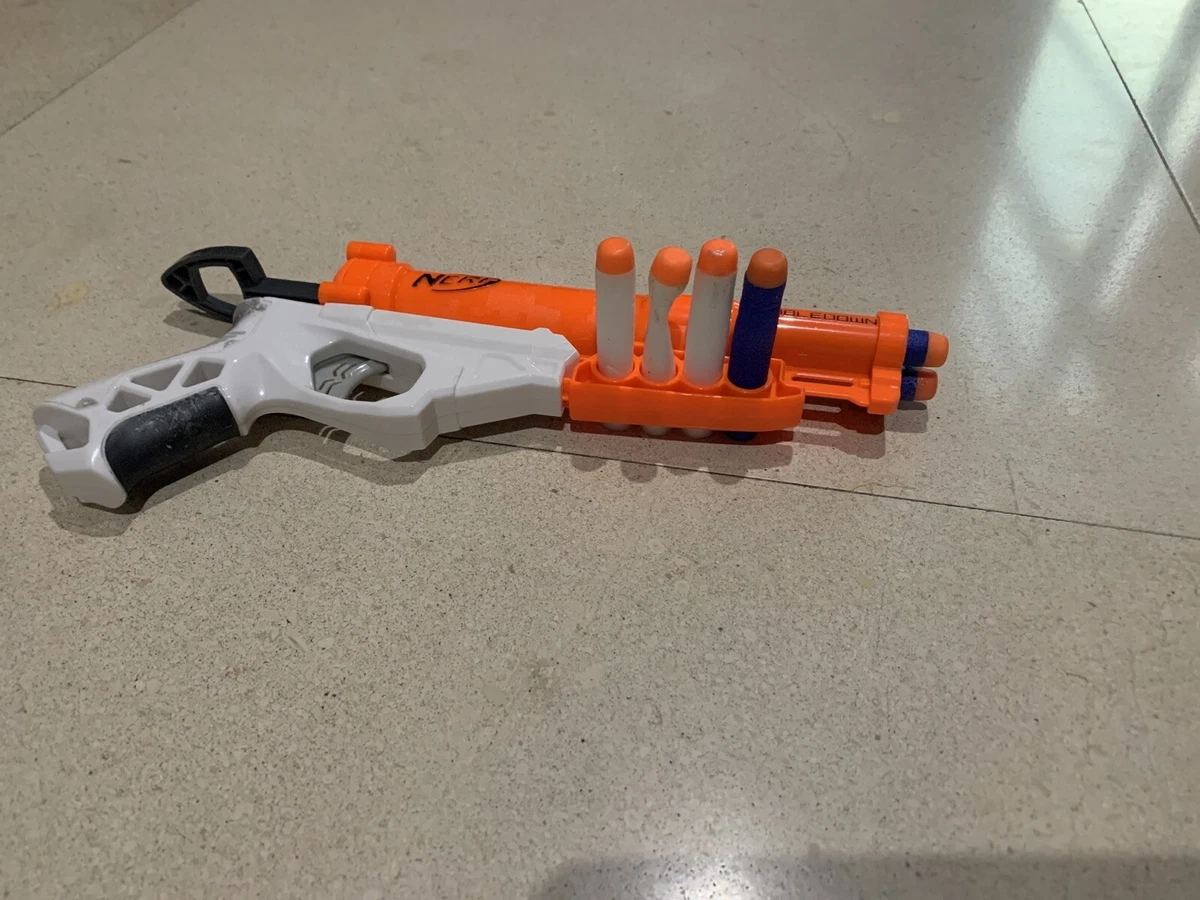 Nerf N-Strike DOUBLEDOWN Double-Barrel Toy Blaster READ DESCRIPTION!  WORKING!