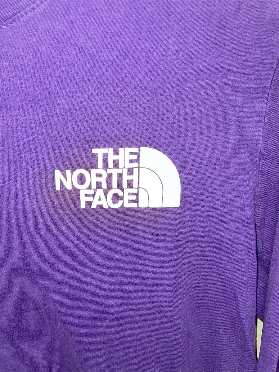 【The North Face】 M'S MISSION S/S R/TEE - LAVENDER The North Face 'Never Stop Exploring' Long Sleeve T-Shirt