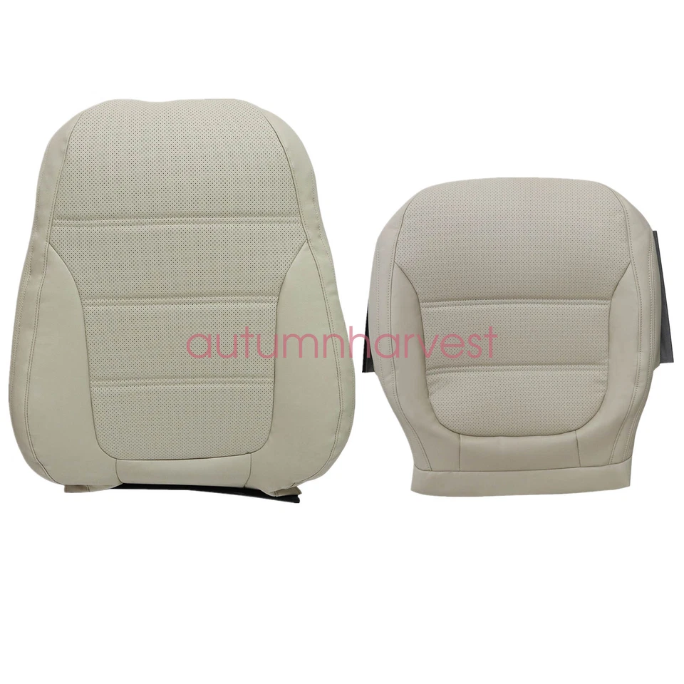 Cubierta de asiento de cuero bronceado para VW Jetta 2011 2012 2013 2014 2015 2016 2017 VW Jetta Foto 3 de 4