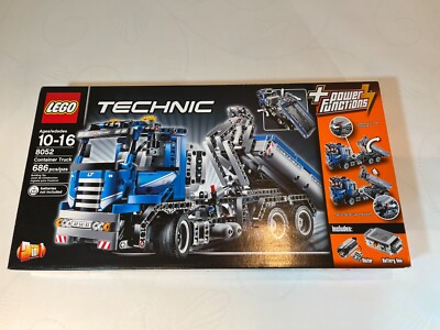 Motorized Lego Technic Lorries LEGO Technic 8052 Container Truck