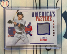 Aaron Judge ⚾ 2022 Panini Chronicles America's Pastime Swatches Red APS-AJ 🔥