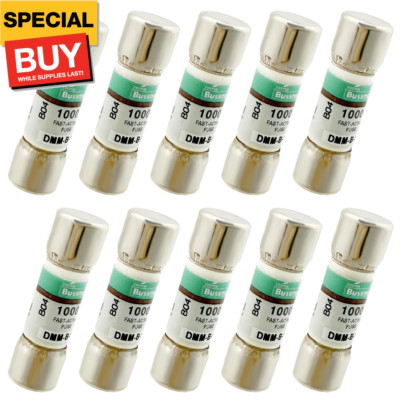 DMM-11A (DMM11) Multimeter Fuse 11 Amp 1000 Volt Replace Fast Acting Fuse (10pcs