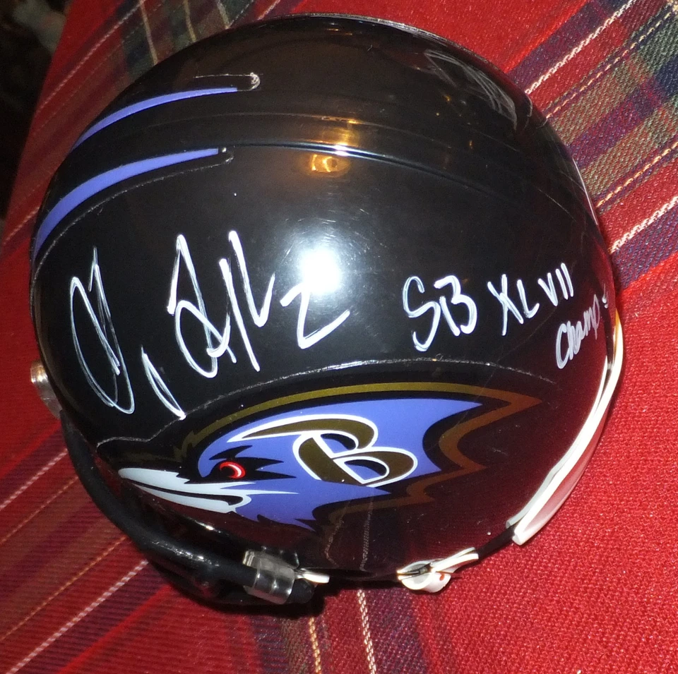 Minicasco autografiado Tyrod Taylor - Baltimore Ravens con certificado de autenticidad BDS #2578 Foto 4 de 4