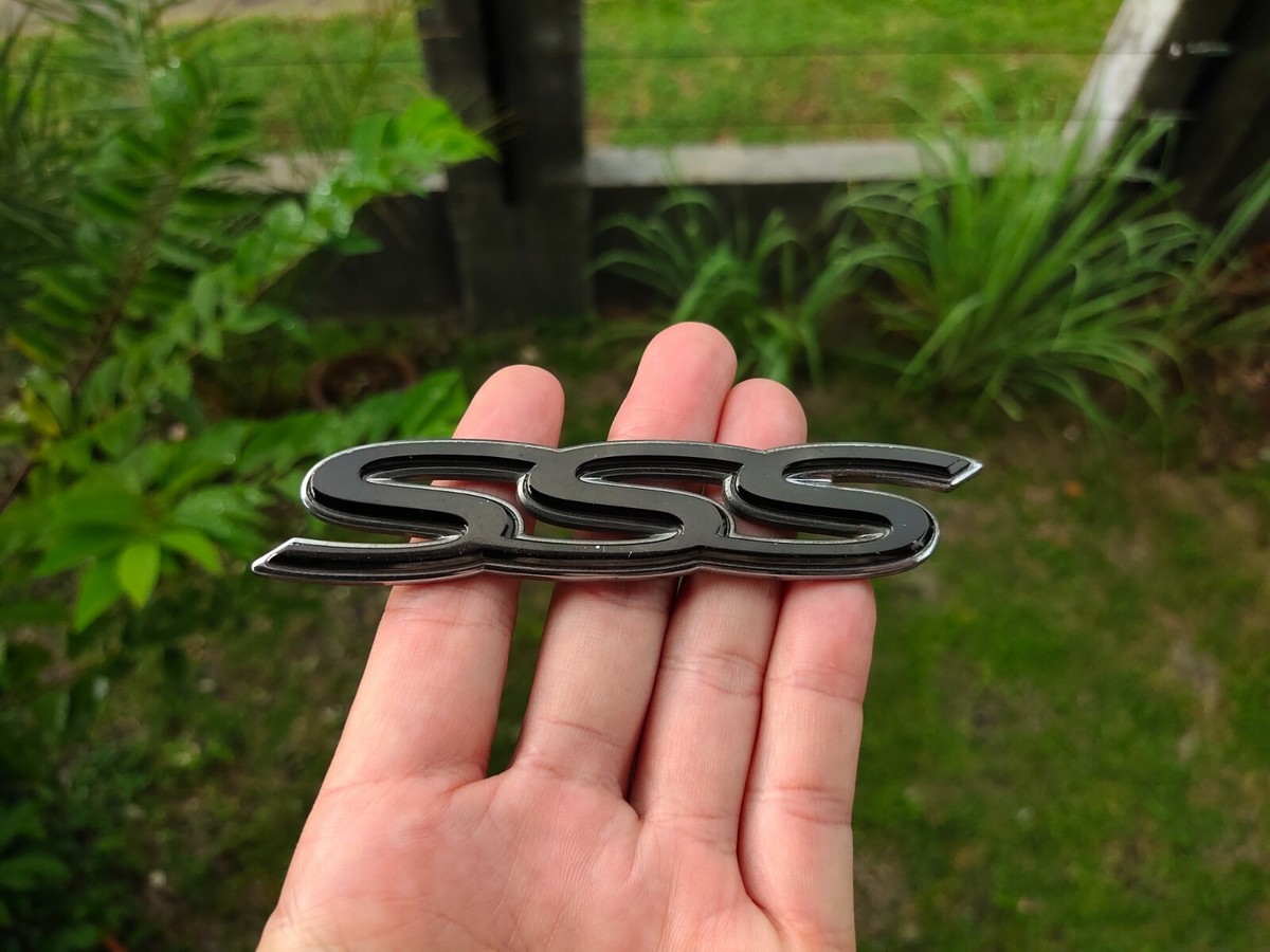 SSS Rear Trunk Emblem Badge Fit Nissan Bluebird SSS U14 1996-2012