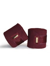 Equestrian Stockholm Polo Wraps Bandages New Maroon