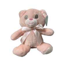 First  Main Teddy Bear 8" Plush Baby Lovey Stuffed Animal Pink Toy