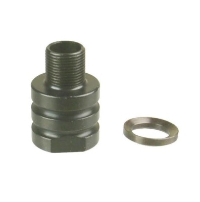 Steel 11/16x24 Thread To 5/8x24 Thread Convert Adapter With Free Crush Washer