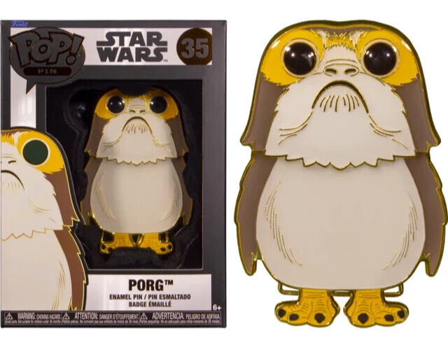 FUNKO POP! ENAMEL PIN STAR WARS PORG #35 BRAND NEW!