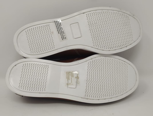 Debenhams LEATHER Children Kids Boys Size 13 Tan Deck Boat Lace Up Loafers Shoes - Picture 3 of 3
