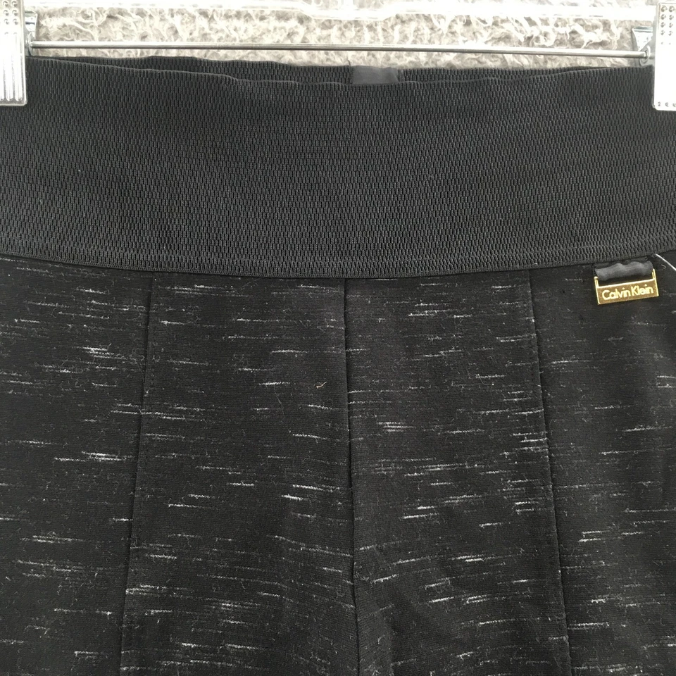 Calvin Klein Skinniy Leggings Mujer S (Real 27x28) Negro Tiro Alto Pull On Foto 3 de 4