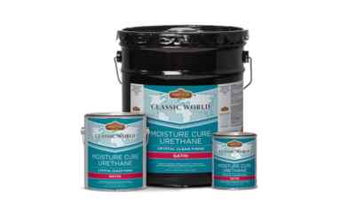 Moisture Cure Polyurethane ONE Gallon (CASE OF 4) premium finish for wood floors
