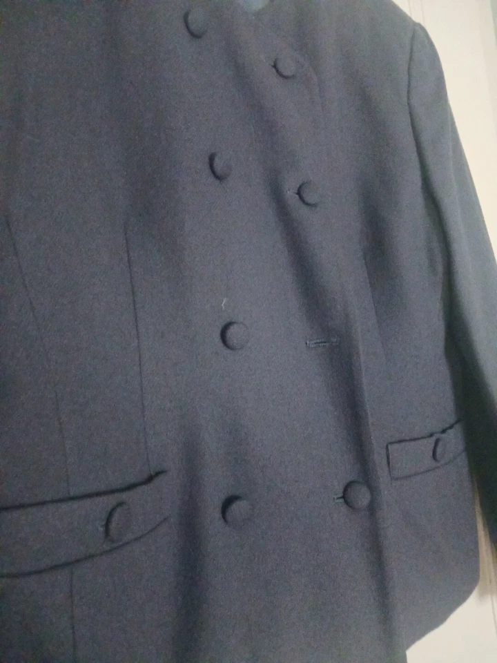 Jones New York  Multi Color Wool Womens Suit Jacket  Vintage Size 16 - Image 2 of 4