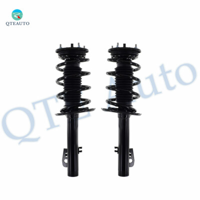 Pair 2 Front L-R Quick Complete Strut-Coil Spring For 2009 Lincoln MKS From 5/08